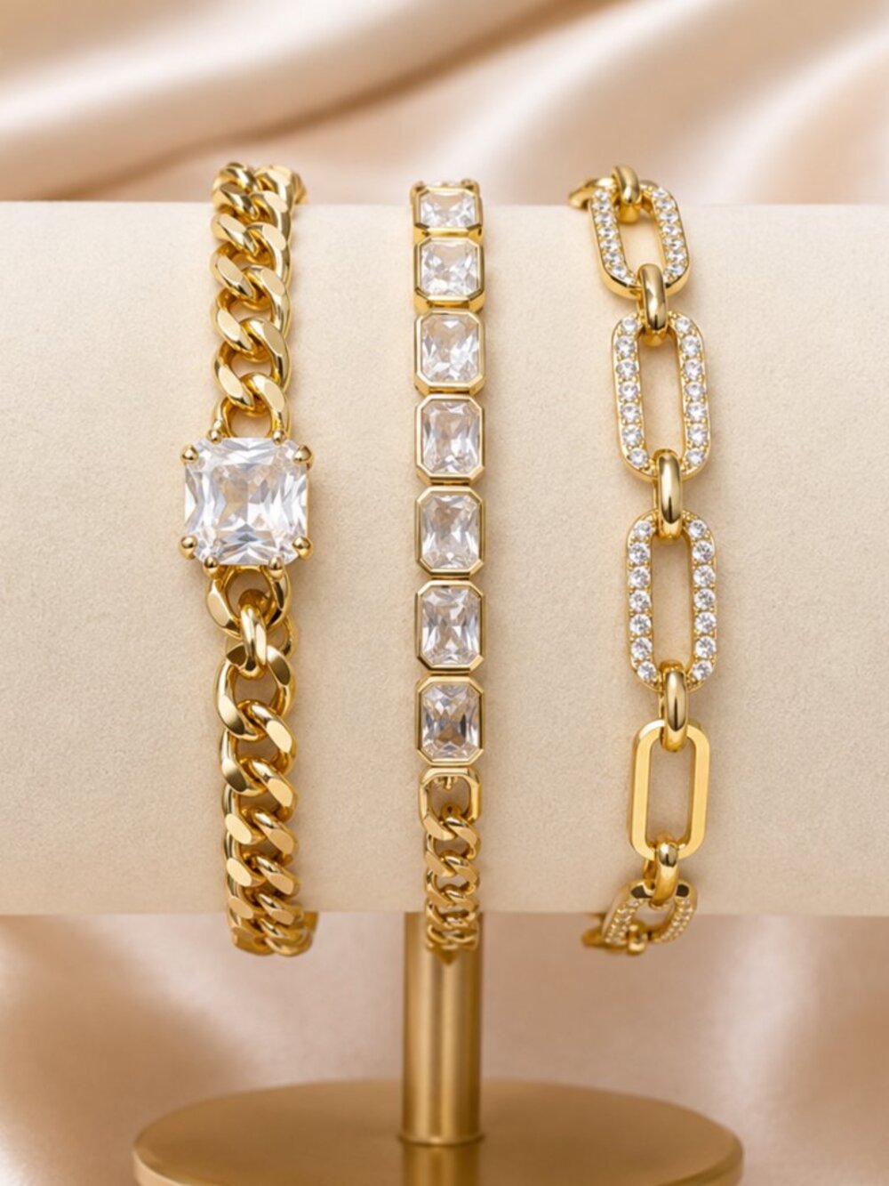 Bomb Party Luxe Layers Pulley Bracelet
